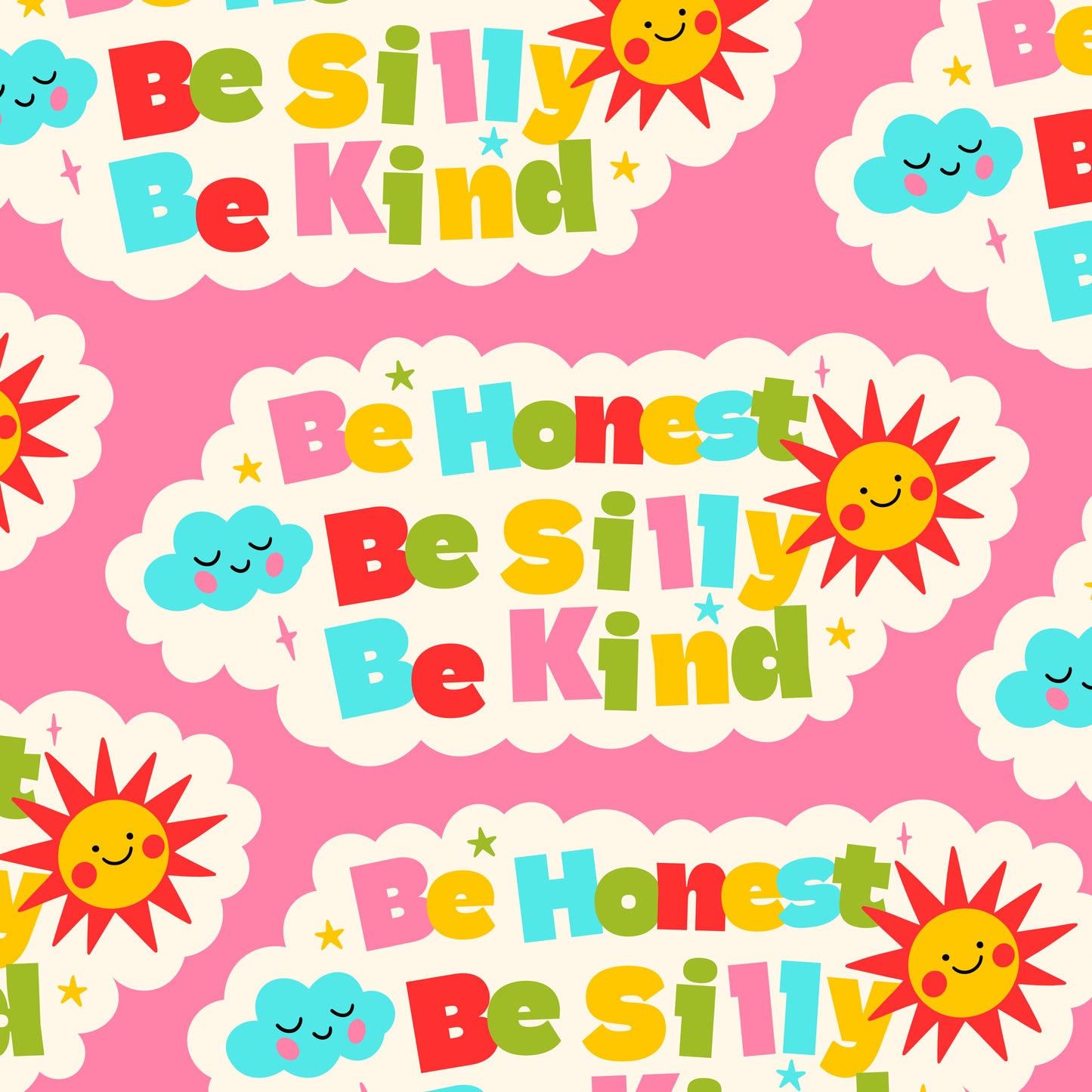 Happy Silly Kind Sticker