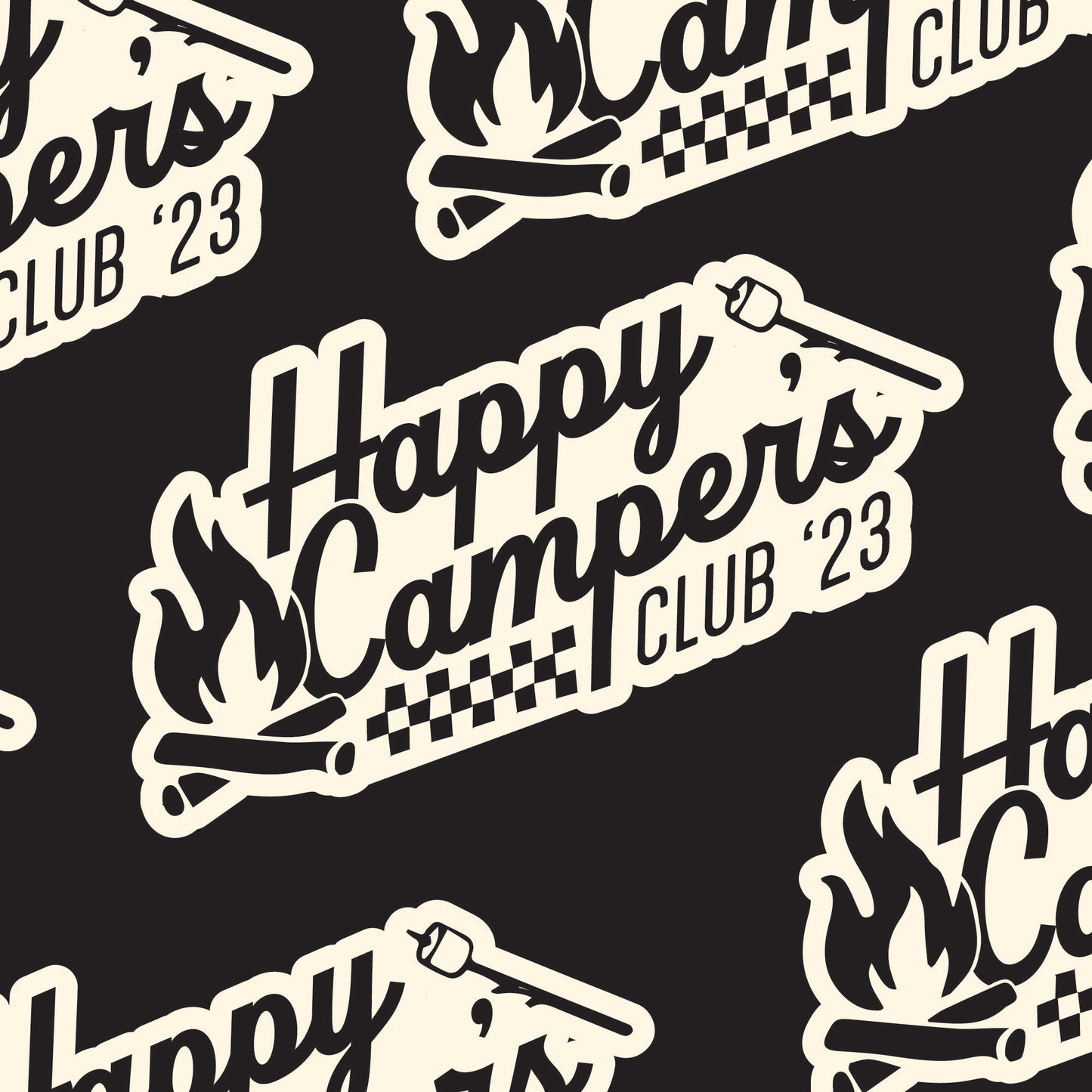 Happy Camper's Club '23 Sticker