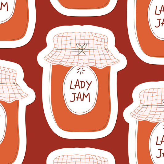 Lady Jam Sticker